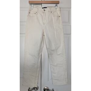 Gap Straight Leg Jeans Off White